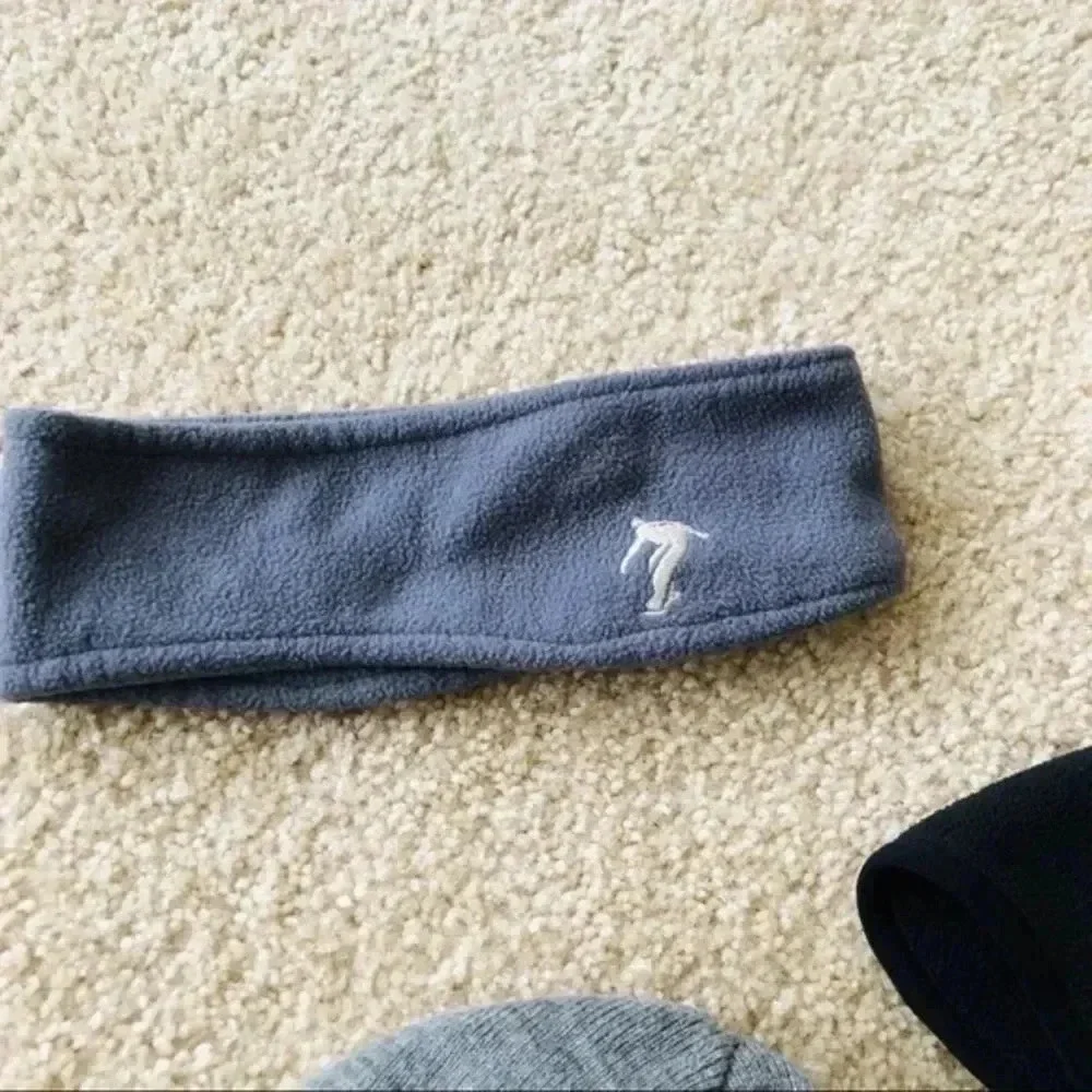 men boys-reversible hat with 2 headband-Ni…